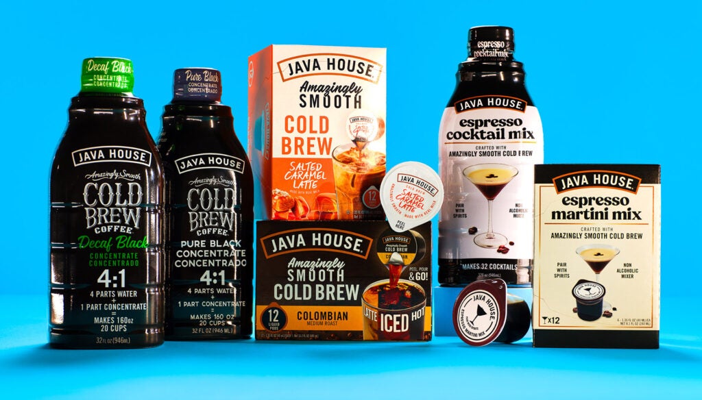 Splenda’s co-hort brand Java House® makes cold brew easy. 